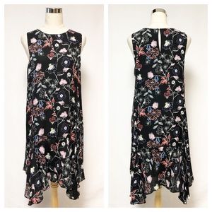 A.L.C. Black Floral Sleeveless Dress